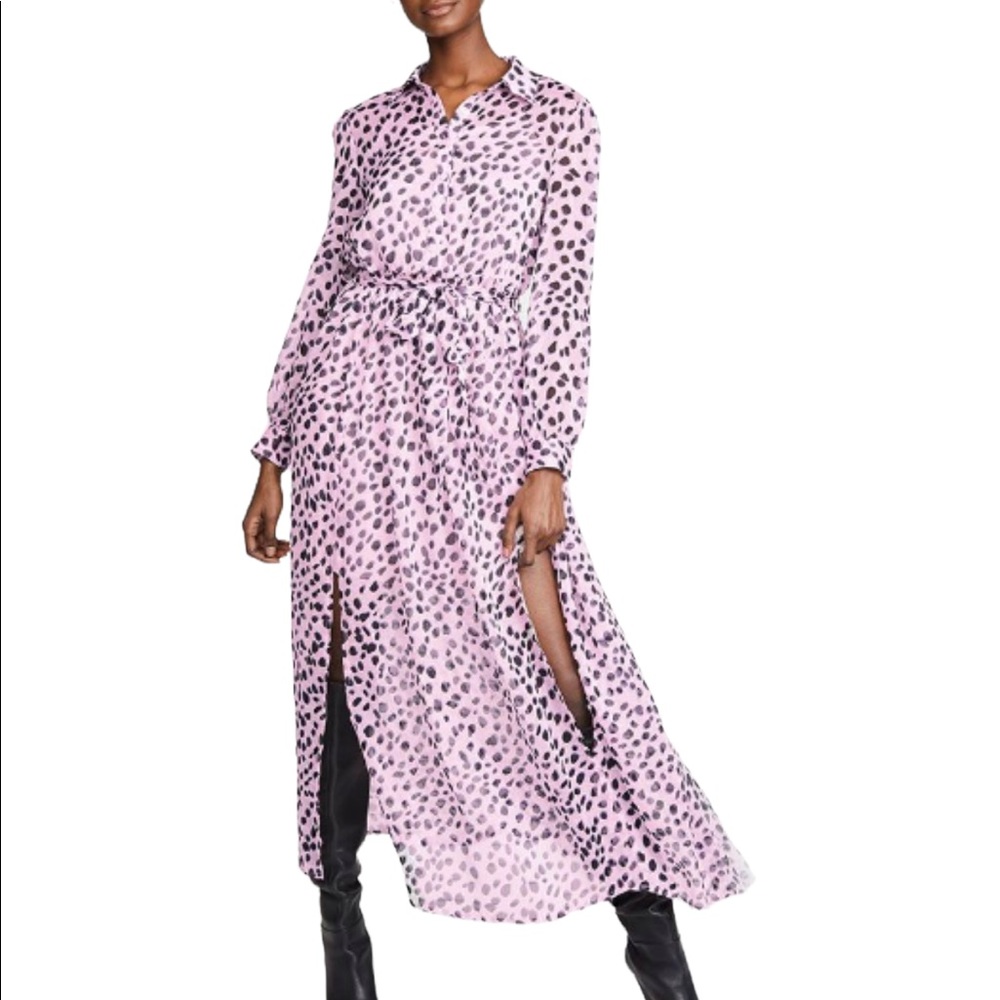 NWT Glamorous Animal Print Maxi Dress Sz 8